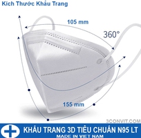 2 Hộp 10 khẩu trang 3D 5 Lớp LT Mask tiêu chuẩn N95