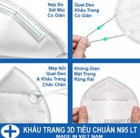 4 Hộp 10 khẩu trang 3D 5 Lớp LT Mask tiêu chuẩn N95