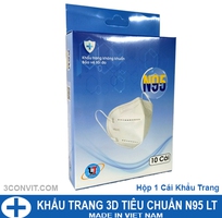 6 Hộp 10 khẩu trang 3D 5 Lớp LT Mask tiêu chuẩn N95