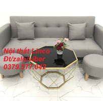 4 Bộ bàn ghế sofa băng giường màu xám ghi trắng giá rẻ Nội Thất Linco Đà Nẵng