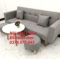 2 Bộ bàn ghế sofa băng giường màu xám ghi trắng giá rẻ Nội Thất Linco Đà Nẵng