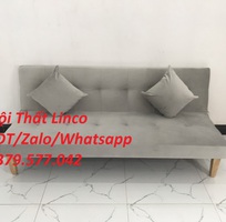 4 Bộ bàn ghế sofa bed giường xám ghi trắng nhung giá rẻ Nội Thất Linco Quảng Nam