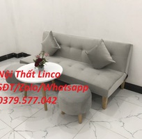 3 Bộ bàn ghế sofa bed giường xám ghi trắng nhung giá rẻ Nội Thất Linco Quảng Nam