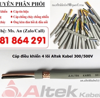 1 Cáp tín hiệu điều khiển 4 lõi 4x0.5, 4x0.75, 4x1.0, 4x1.5 sỉ - lẻ toàn quốc