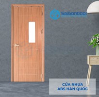 1 Cửa nhựa Hàn Quốc có ô kính cho khối văn phòng