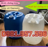 1 Can nhựa 20L có seal, can nhựa HDPE 20L, can hóa chất tại Hà Nội