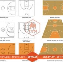 4 Tiêu chuẩn thi công sân bóng rổ trẻ em dành cho trường học