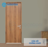 Cửa đi gỗ chống cháy melamine P1