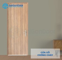 1 Cửa đi gỗ chống cháy melamine P1