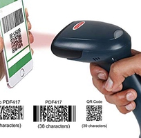 1 Thiết bị quét mã QR khai báo y tế, máy quét nhận dạng  thẻ xanh COVID  tại siêu thị, trung tâm thươn