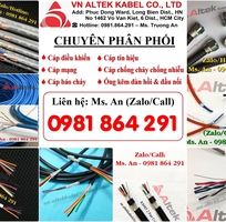 Cáp điều khiển 5 lõi 5x0.5, dây tín hiệu 5 lõi 5x0.5 chống nhiễu Altek Kabel