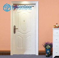 Cửa thép vân gỗ thương hiệu uy tín SAIGONDOOR