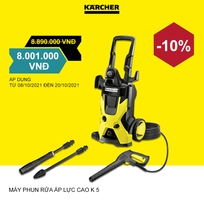 Máy phun rửa áp lực cao K5