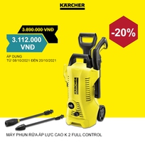 Máy phun rửa áp lực cao K 2 Full Control