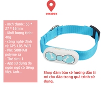 Thiết bị định vị chó mèo nơ xanh - locaboxpt40xanh