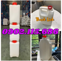 1 Can đựng hóa chất 5L, can nhựa HDPE, can trắng 5 lít, can nhựa loại dày