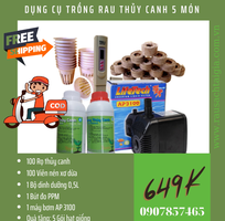 2 Dụng cụ trồng rau thủy canh