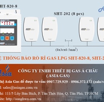 2 Bộ cảnh báo xì gas 8 đầu dò