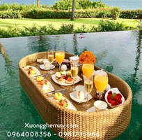 5 Khay nổi hồ bơi, khay đồ ăn nổi bể bơi cho khách sạn, villa, resort
