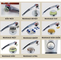 Máy massage 11 đầu Ayosun Hàn Quốc rung đấm massage hồng ngoại