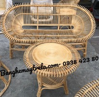 4 Bàn ghế sen mây tự nhiên