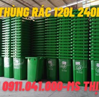 Thùng rác 120lit 240lit sỉ lẻ-thùng rác công cộng số lượng lớn