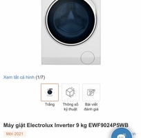 2 Máy giặt electrolux inverter moden 2021 Siêu khuyến mãi