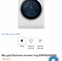 Máy giặt electrolux inverter moden 2021 Siêu khuyến mãi