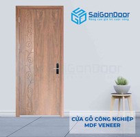 1 Cửa gỗ MDF phủ vân gỗ veneer tự nhiên ASH, OAK, XOAN ĐÀO,