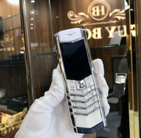 1 Vertu pure white aligator chính hãng