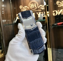 4 Vertu pure white aligator chính hãng