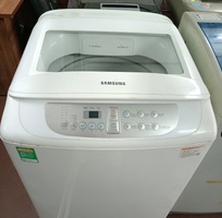 Thanh lý Máy giặt 9kg Samsung Mặt kính trắng đẹp - Mới 98% Bao đẹp Zin