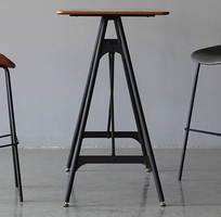 2 Ghế quầy bar stool đẹp hiện đại nệm bọc da simili chân sắt nhập khẩu hcm CB NIKA-P