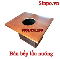 Chân bàn bếp lẩu nướng nhà hàng