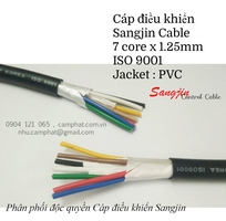 3 Sangjin Control Cable 7c x 0.5/0.75/1.25/1.5/2.5 không chống nhiễu