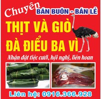 Chuyên sỉ lẻ Thịt và Giò Đà Điểu Ba Vì