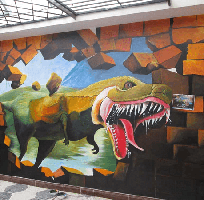 2 Vẽ tranh tường 3d nghệ thuật ở Hà Nội