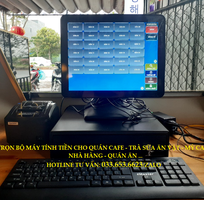 Bán máy tính tiền cho quán trà sữa, cafe tại Tiền Giang