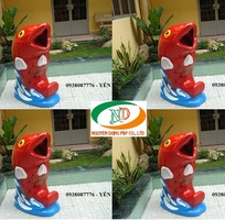 Thùng rác cá chép giá rẻ