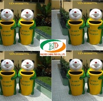 Thùng rác gấu trúc giá rẻ