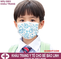1 Hộp 50 chiếc khẩu trang y tế 4 lớp trẻ em Bảo Linh