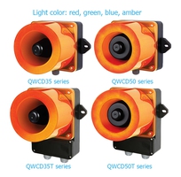 Đèn Led tín hiệu nhấp nháy tích hợp còi điện Qlight QWCD series