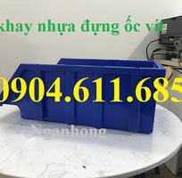 Khay nhựa đựng ốc vít vát đầu, xếp chồng tầng, tủ đựng phụ tùng