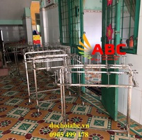 3 Kệ ly, kệ khăn, kệ giày Inox - Thiết bị mầm non ABC
