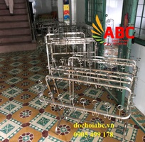 4 Kệ ly, kệ khăn, kệ giày Inox - Thiết bị mầm non ABC