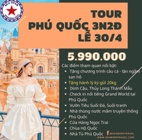 Tour du lịch Đảo Ngọc Phú Quốc 3N2Đ chào đón lễ 30/04