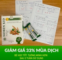 Cốm trí não Noben Kid giúp bé thông minh nhớ lâu, học đâu nhớ đó