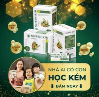 3 Cốm trí não Noben Kid giúp bé thông minh nhớ lâu, học đâu nhớ đó