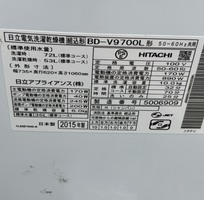 4 Máy giặt sấy nội địa Nhật HITACHI BD-V9700 date 2015 giặt 10kg