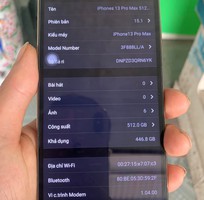 5 Bán iPhones 13 Pro Max 512GB Quốc Tế     Giá : 2tr2